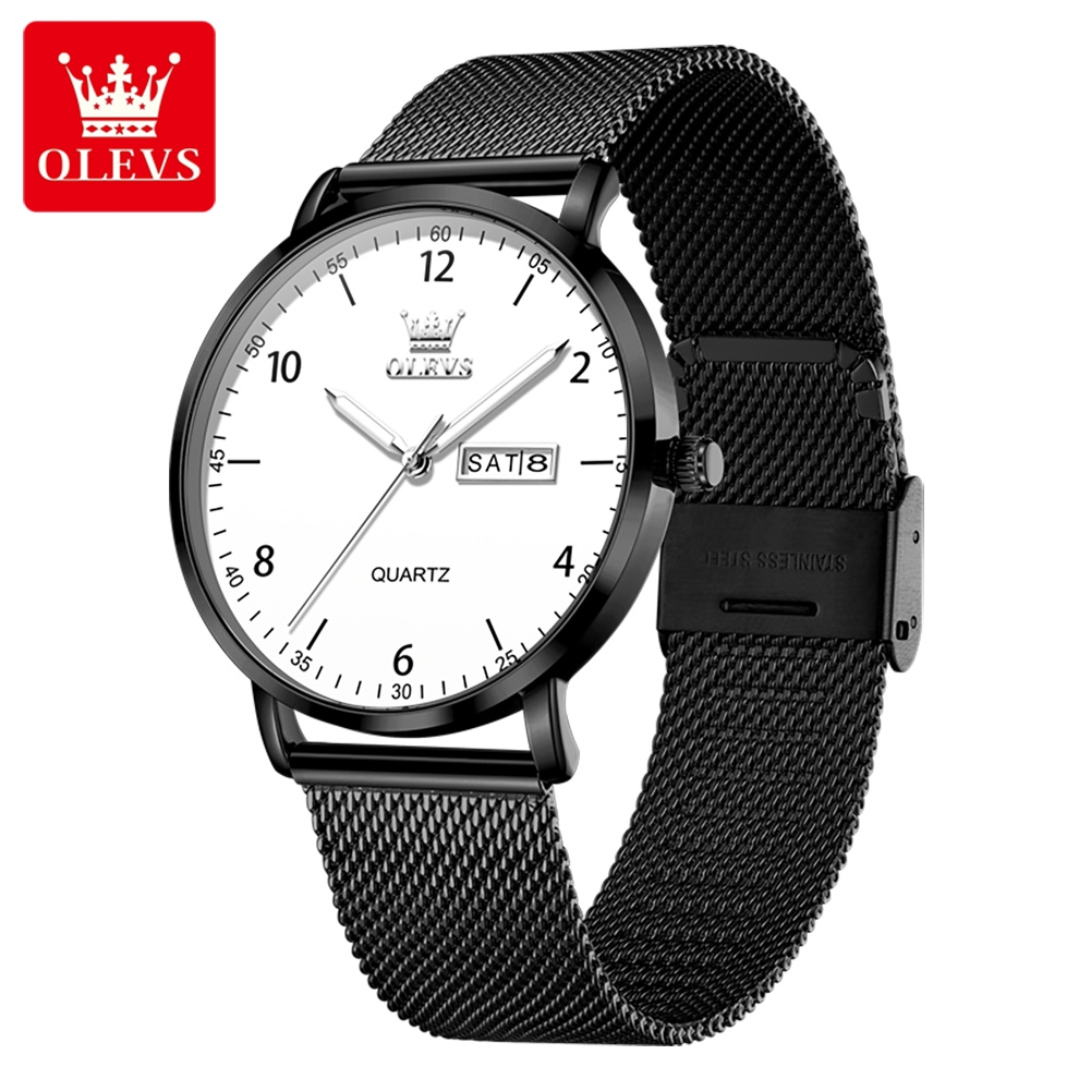 Dress Watch Ultra Thin - Оригинальные кварцевые часы OLEVS для мужчин,