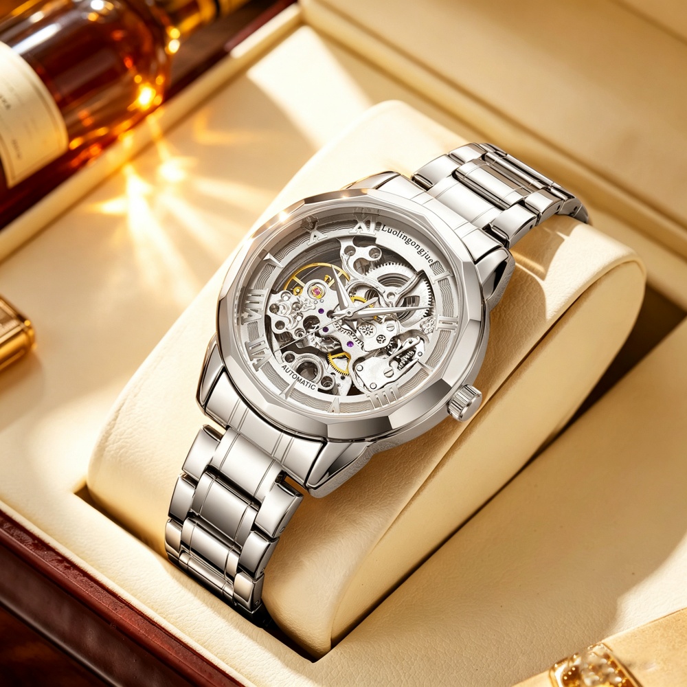 Luxury Watch Value - Легкие роскошные полностью автоматические механические часы-скелетон