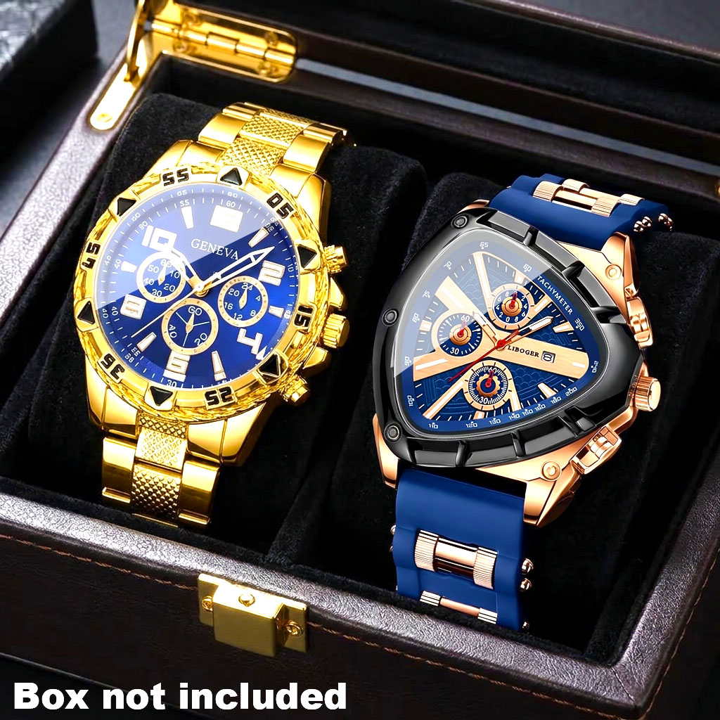 Luxury Watch Under 20000 - 2 шт. мужских модных роскошных круглых