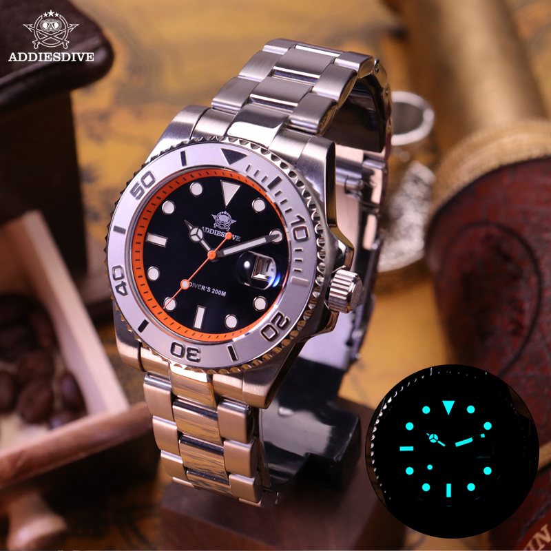 Luxury Watch Longines - Мужские дайверские часы ADDIESDIVE с водонепроницаемостью