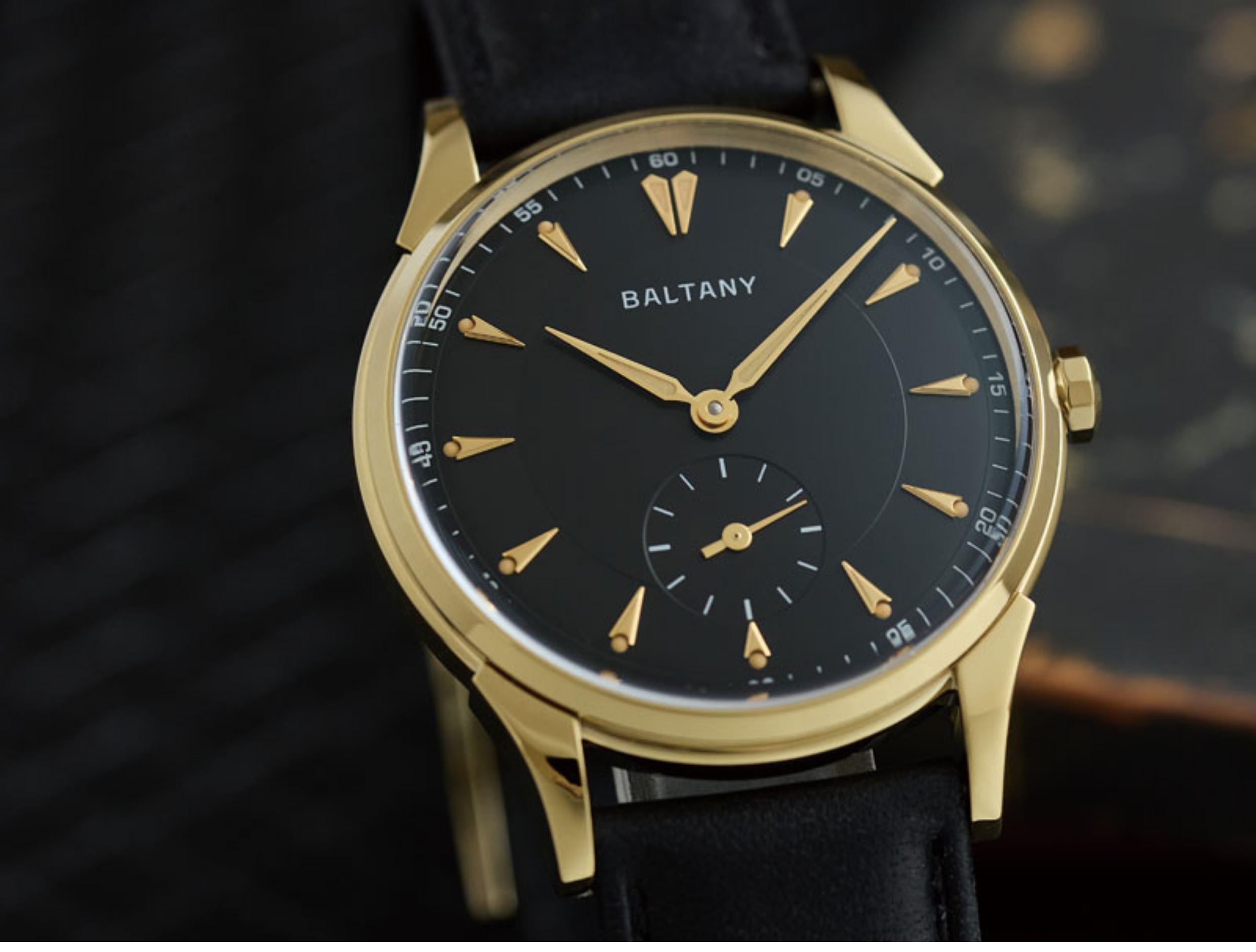 Baltany Мужские часы PIlot 38, – обзор и цена Dress Watch Ultra Thin