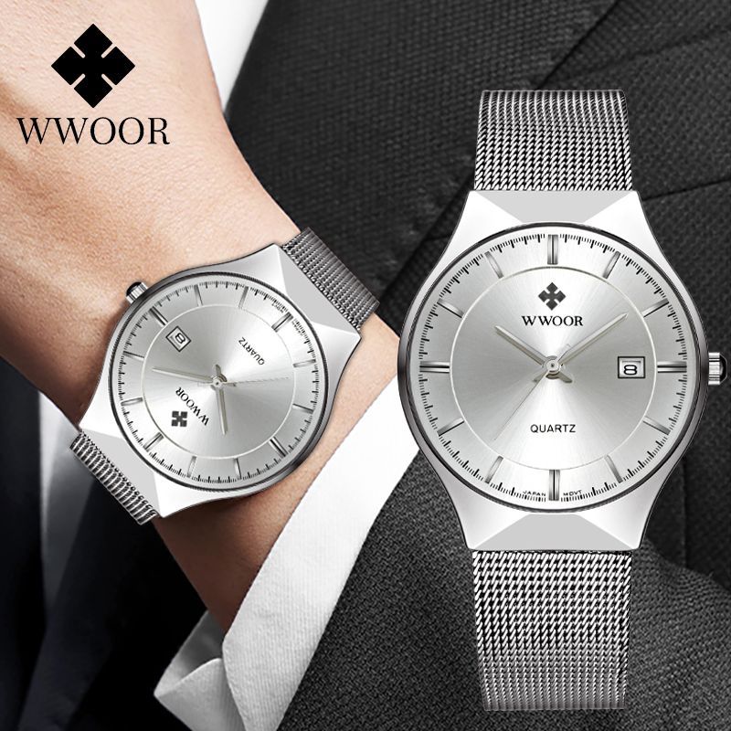 Часы наручные WWOOR Мужские кв – обзор и цена Dress Watch Ultra Thin
