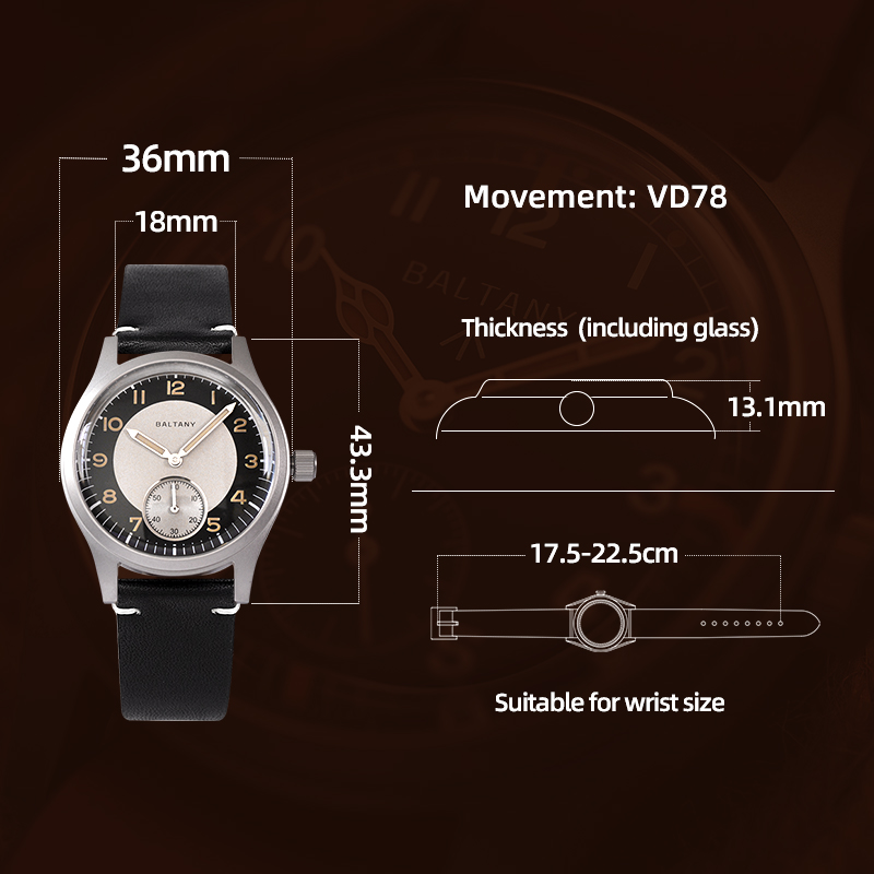 Baltany S2027 мужские кварцевы – обзор и цена Dress Watch Ultra Thin