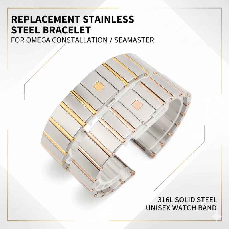 Сменный стальной ремешок 23 мм – обзор и цена Omega Watch Constellation