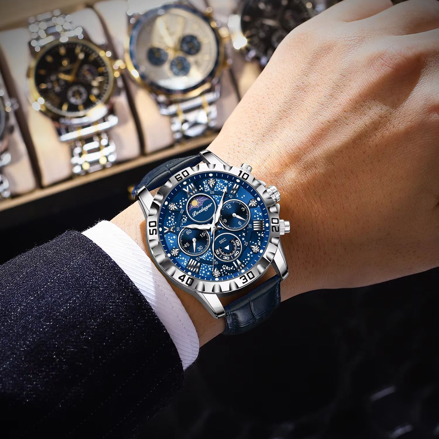 POEDAGAR Роскошные модные мужс – обзор и цена Luxury Watch Audemars Piguet