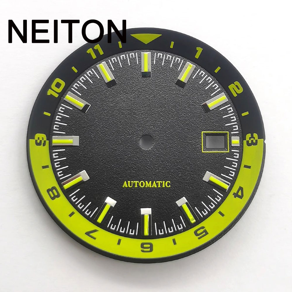 Циферблат часов NEITON 36,5 мм – обзор и цена Exhibition Caseback